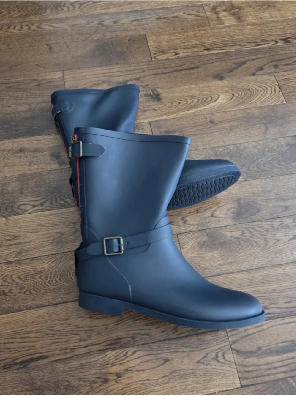 Boden Womens Blue Rain Boots Size 41